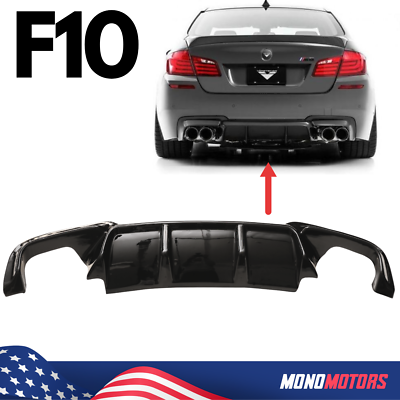  5シリーズ F10 デフューザー FOR BMW F10 5 SERIES VORSTEINER STYLE REAR DIFFUSER M SPORT 2011