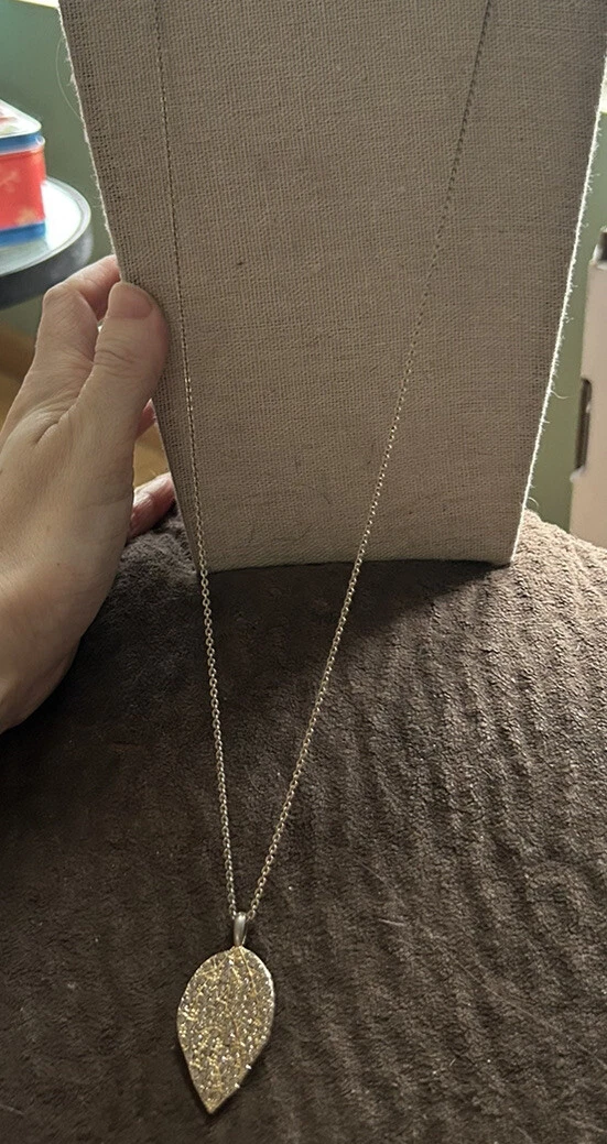 Paparazzi gold leaf necklace sale