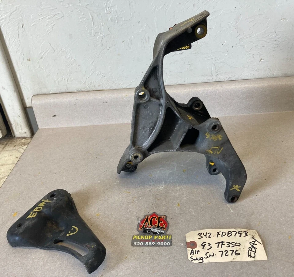 88-97 Ford F250 F350 F450 7.5L 460 Alternator Smog Pump Bracket E7TA-10239-AB - Imagem 3 de 4