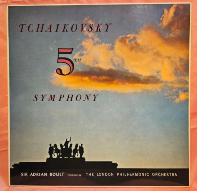 Tchaikovsky - Sir Adrian Boult London Philharmonic 5th Symphony - LP * Stunning