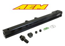 Aem 25-109bk High Volume Fuel Rail Fits Honda Civic 1996-2000 D16y7 D16y8