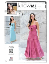 Misses Dresses 8-10-12-14-16 Know Me by mimi G ME2044 Sewing Pattern Two Styles