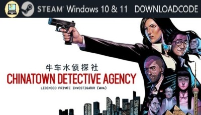 NEU PC Computer Spiel Chinatown Detective Agency für Windows 10 11 STEAM Code