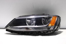 2010-2014 Volkswagen Jetta Halogen Left Side Reflector Headlight Aftermarket