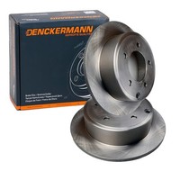 2X Denckermann Bremsscheiben 262Mm Voll Hinten Passend FüR Chrysler Sebring Jeep