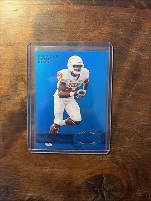 2012 Fleer Retro Metal Universe Precious Gems Blue Marquise Goodwin /50 PMG
