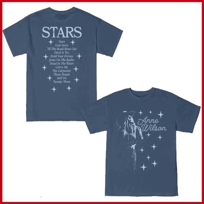 SALE - Anne Wilson Merch Store Stars Tracklist T-Shirt Full Size S-3XL
