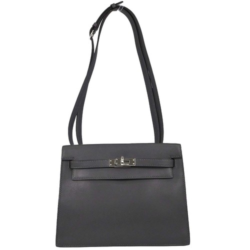 Hermes Ardoise Evercalf Kelly Danse Shoulder Bag 10L □K 187868