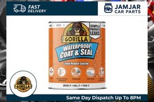 GORILLA Waterproof Coating & Seal White 473ml Liquid Rubber Prevents Leaks