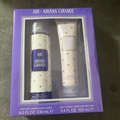 Ari By Ariana Grande Body Mist & Body Soufflé Creme Fragrance Gift Set New