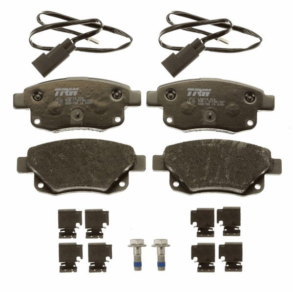 Bremsscheiben-BremsbeläGe-Kit TRW Automotive GDB1725 FüR OE 1371454 - 1433958-image