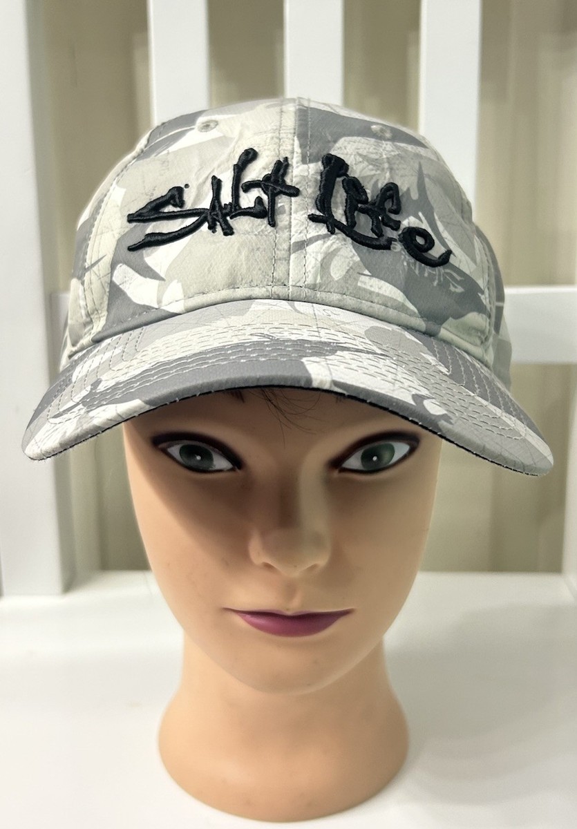 ゆきを Salt Life Marlin Camo Hat Adjustable UV UVAPOR Saltwater Fishing