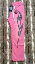 Hellstar Flame Sweatpants Pink Size: S NWT
