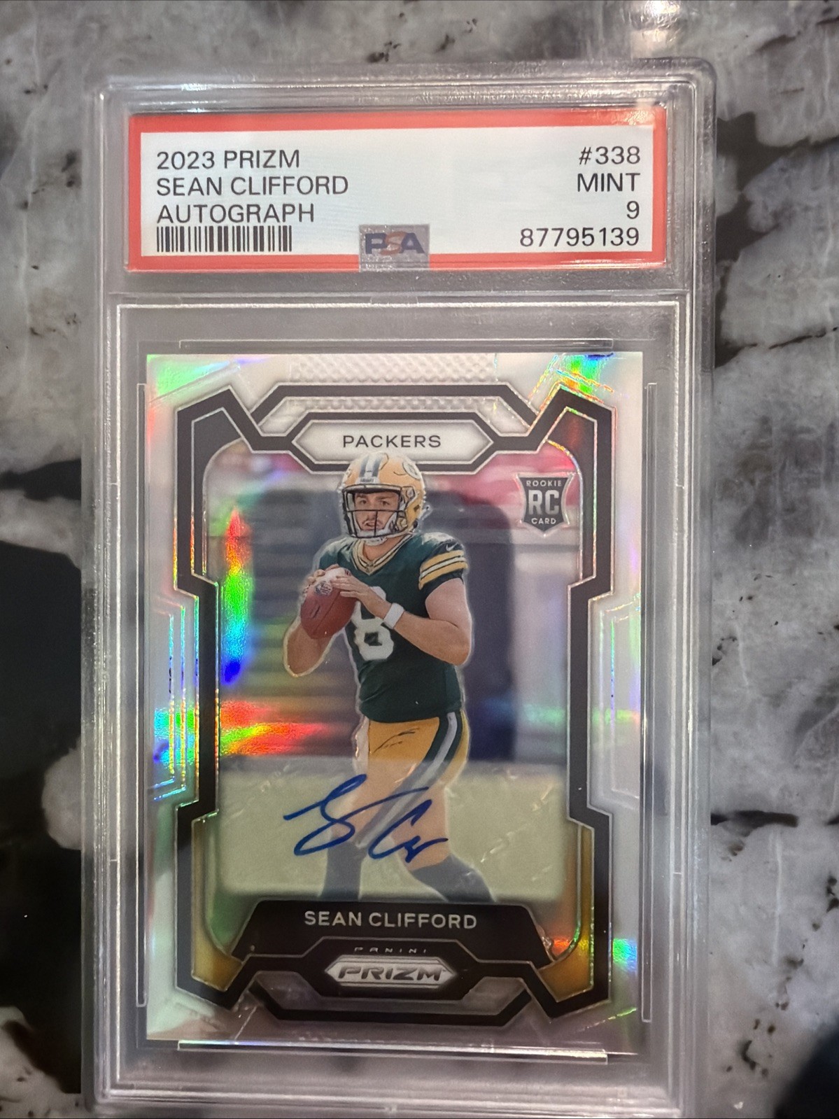 Sean Clifford Panini Prizm #338 Autograph
