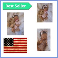 Reborn Baby Dolls Black Girl Silicone Full Body 18 Inch Real Life Baby Dolls ...