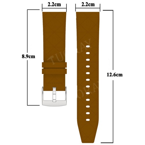 22mm Replacement Leather Watch Band Strap For Samsung Galaxy Watch 3 45mm 46mm - Picture 2 of 26