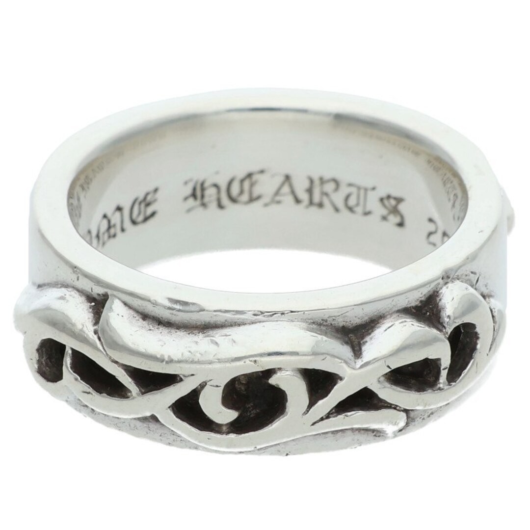 Chrome Hearts DBL NARROW VINE BAND Double Silver Ring Mens Size 19 Used 774eabfc thumbnail 2