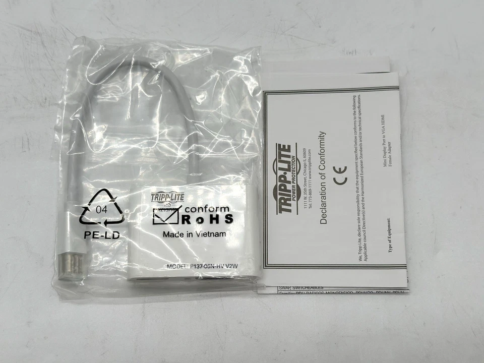 TRIPP LITE P137-06N-HV-V2W HDMI/VGA ADAPTER-Open Box - Image 2 of 2