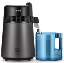 NUEVO_VIVOHOME Destilador de Agua Encimera 1.6 Galones/6L 900W_Interruptor Inteligente Purificador