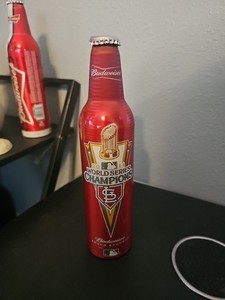 ST. LOUIS CARDINALS 2011 World Series Champions Budweiser Aluminum Bottle