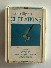 CHET ATKINS Solo Flights P8S1305 RCA 8 Track Tape Clam Shell Case "Georgy Girl"