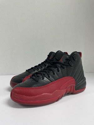 Air Jordan 12 Retro GS Flu Game 2025 153265 002 Size 5 Black Red Bulls Sneakers