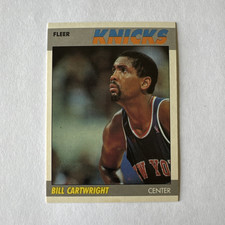 Fleer 1987-88 Fleer Bill Cartwright New York Knicks #17 Base Set