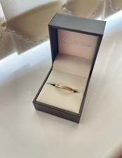 18ct yellow gold diamond wedding band ring