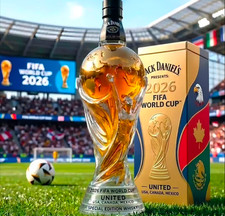 NEW FIFA World Cup 2026 Whiskey Bottle Bourbo...