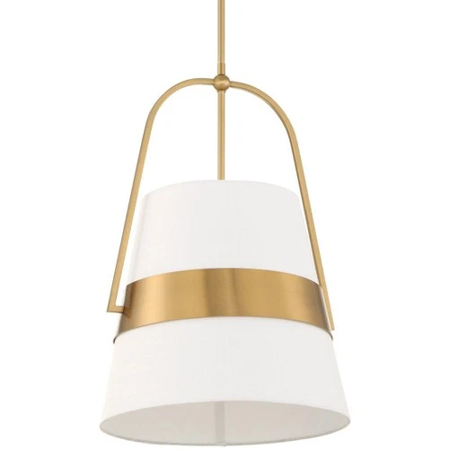 Uttermost 21646 Harness 1 Light 15 inch Warm Brass Pendant Ceiling Light - Picture 7 of 11