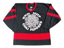 Red Hot Chili Peppers Jersey 1995 FLEA CCM Hockey Large HTF Canada Vtg Rare