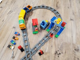 Vintage Lego Duplo Legoville Deluxe Train Set 5609, 99% Complete READ DESC Works