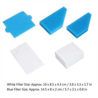 5Pcs Vacuum Cleaner Foam Filter Replacement Kit Fit for Thomas 787241 99  Filter