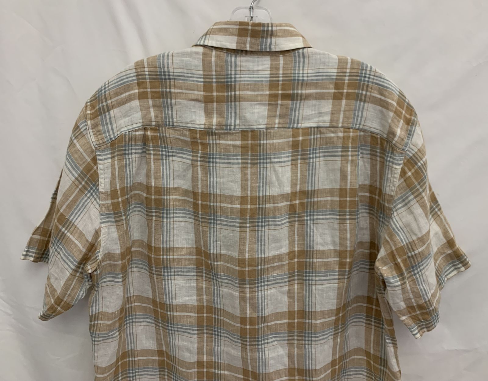 Men's Pendleton Malone Button Front Brown Plaid L… - image 5