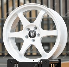 Llantas de aleación PF5 18" blancas para Peugeot 3008 308 407 508 605 607 Expert 5x108