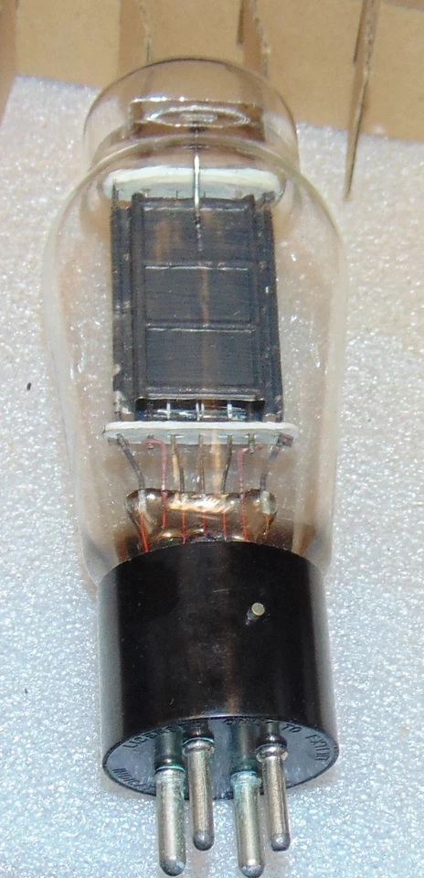 TUNG-SOL VT-25 NOS TUBE GIANT FOIL GETTER 210_UX-Triode = 10 = CV603 VINTAGE USA - Bild 4 von 4