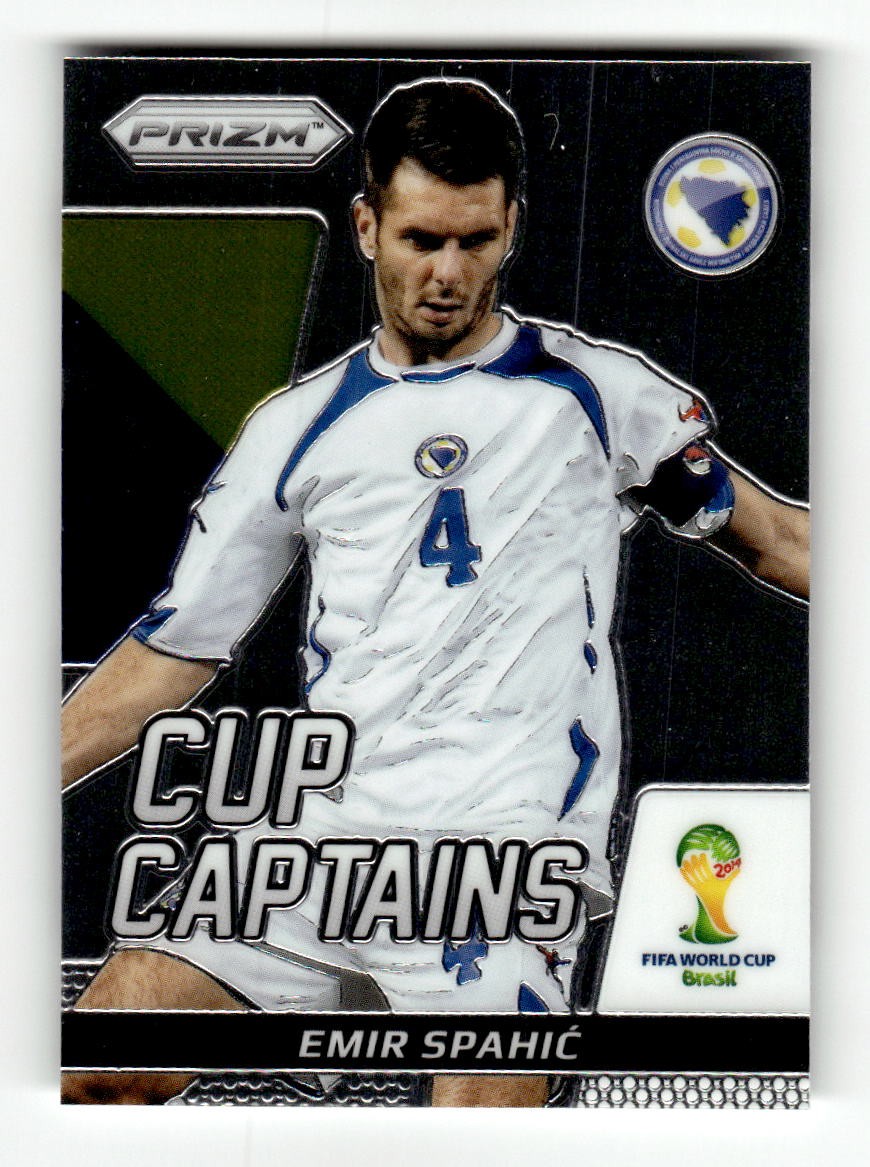2014 Panini Prizm FIFA World Cup Brazil #9 Emir Spahic Cup Captains
