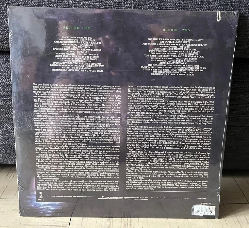 The Island Story 1962-1987 25th Anniversary (2 LP, NEW, Factory Sealed) !!! - Bild 2 von 2