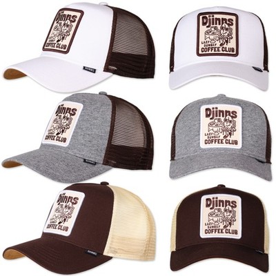 Djinns HFT Cap Coffee Truckercap Meshcap Basecap Kaffee Kappe Mütze Hut Hat 