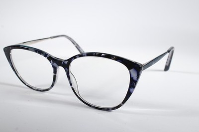 Osiris Brille Glamourös Damen Schildpatt Blau Vollrand Kunststoffbrille Brillengestell