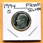 1994-S Roosevelt Dime Proof — photo from another recent sale