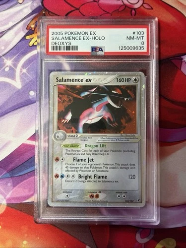 PSA8 Salamence ex 103/107 Deoxys Holo