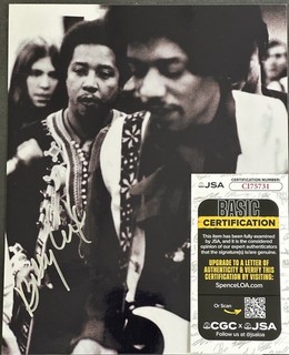 Billy Cox JIMI HENDRIX BAND Signed Autograph Auto 8x10 Photo JSA