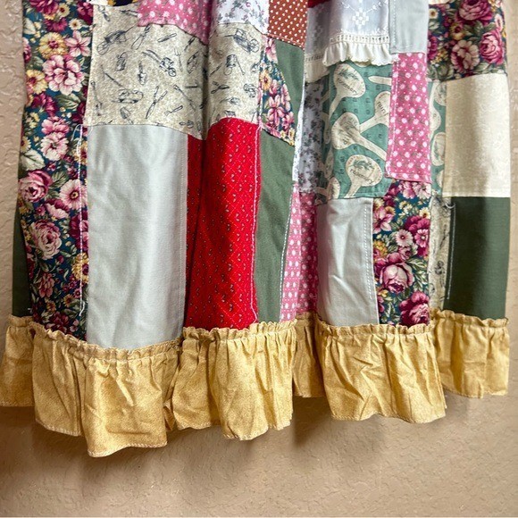 Handmade Boho Patchwork Aline dress medium with p… - image 5