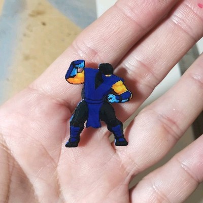 Mortal Kombat, Zub-Zero Pixelated , Pin