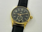 Omega Elegant MARRIAGE!! Antique 1923-1929 Swiss Art Deco Gold Men Watch PERFECT