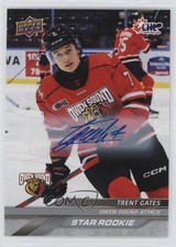 2024-25 Upper Deck CHL Star Rookies Auto Trent Gates #380 Auto e0y