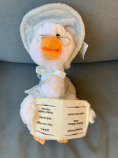 CUDDLE BARN MOTHER GOOSE NURSERY RHYME TALKING PLUSH w/original tags