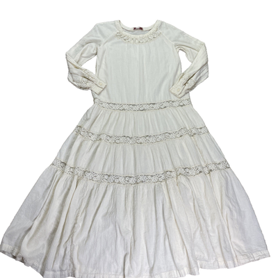 Aunt Abigails Attic Dress Prairie Gown Lace Tier Cut Out Long Sleeve Size L | eBay Aunt Abigails Attic Dress Prairie Gown Lace Tier Cut Out Long Sleeve Size L | eBay