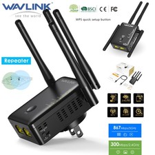 WAVLINK 1200Mbps WiFi Router Range Extender Repeater Wireless Signal Booster